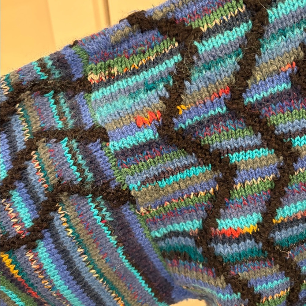 Vintage Lee Andersen Roymar Knit Alpaca Coogi Style Sweater Size Large - Picture 11 of 15